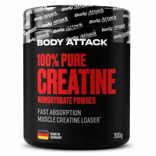 100% Creatina Monohidratada 300g Body Attack Creatina Alta Pureza - Plan de Vita - Vitaminas e Minerais - Health Store