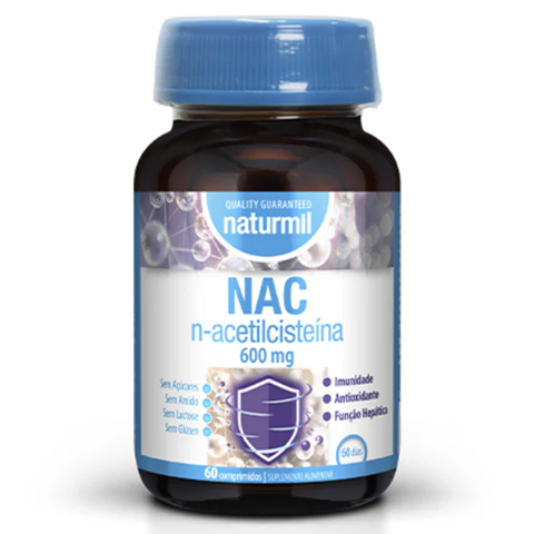 NAC N-Acetilcisteina 600mg, Naturmil